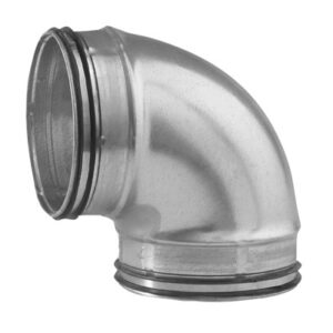 Ventilatiónsbend 90° stutt